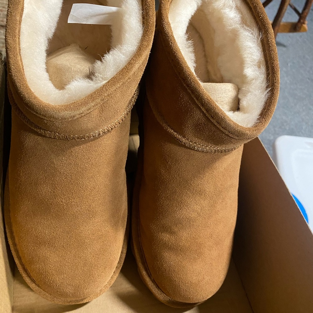 Bought new but removed tags and wore outside